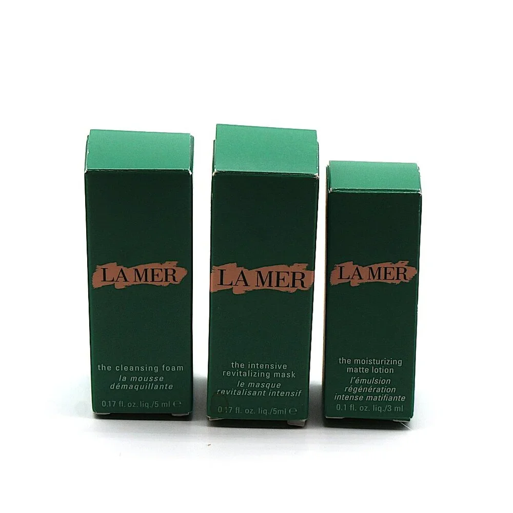 La Mer Cleansing Foam Mask Matte‎ Lotion Travel Size 3pc NEW